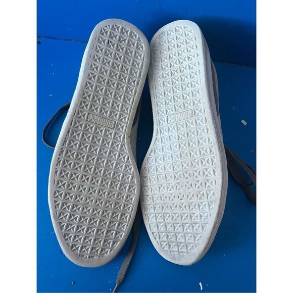 PUMA Unisex Suede Classic XXI Sneakers Steel Gray/White Men's Size 12 - Picture 6 of 8